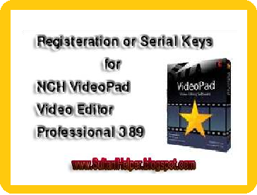 Videopad Video Editor 3.74 Serial Key